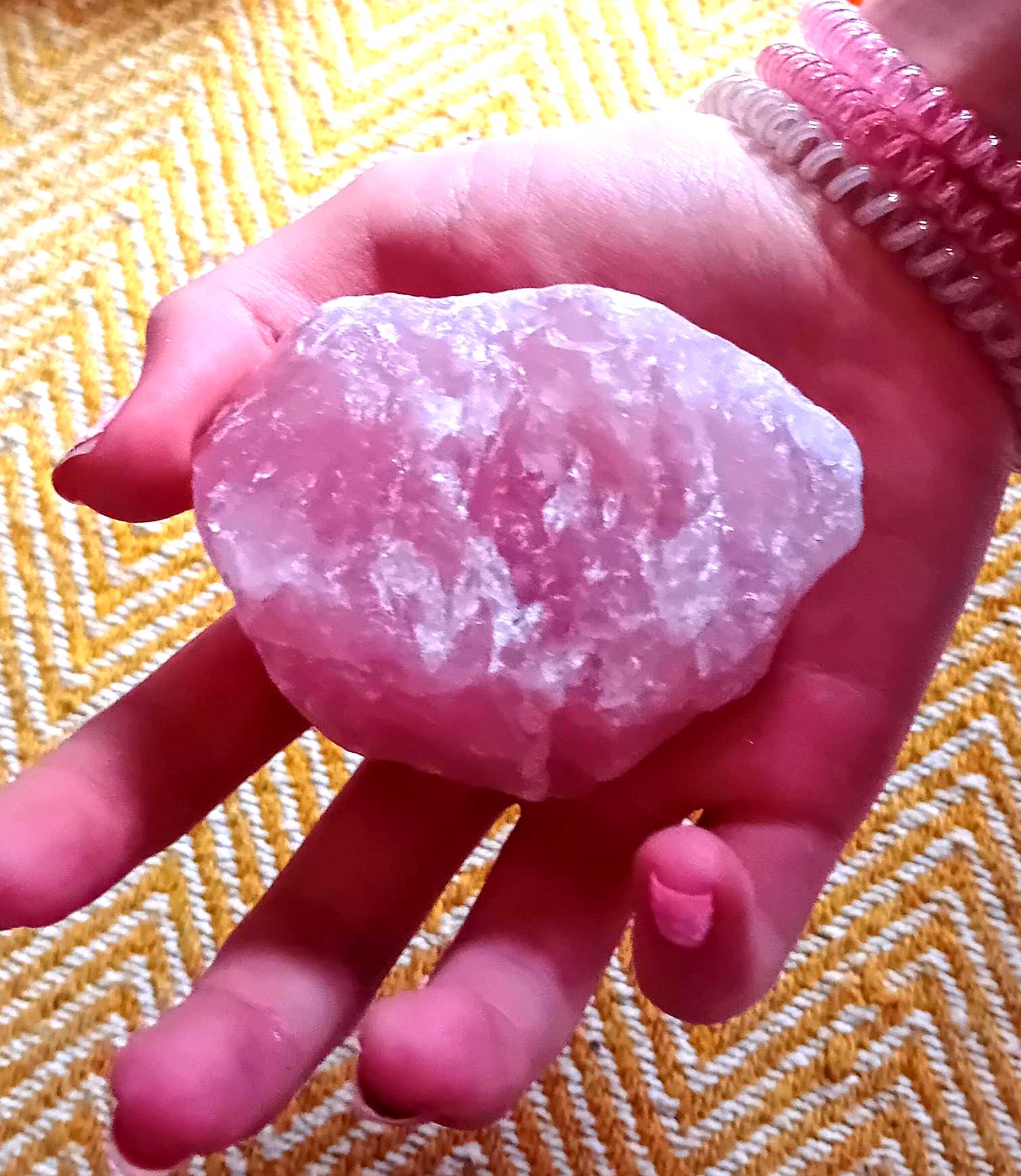 Large Rose Quartz Genuine Rough Natural Crystal