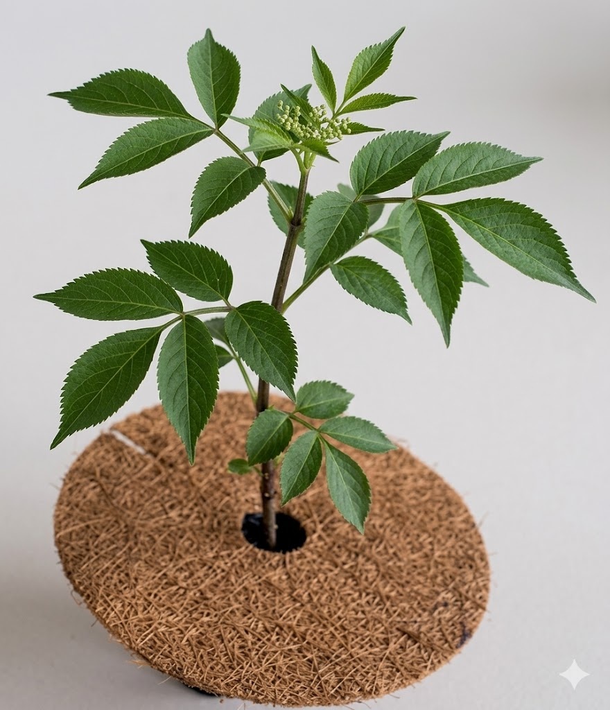 THE REWILDING Perennial Plant Bundle: Elder, Weeping Willow, Silver Birch & Dog Rose